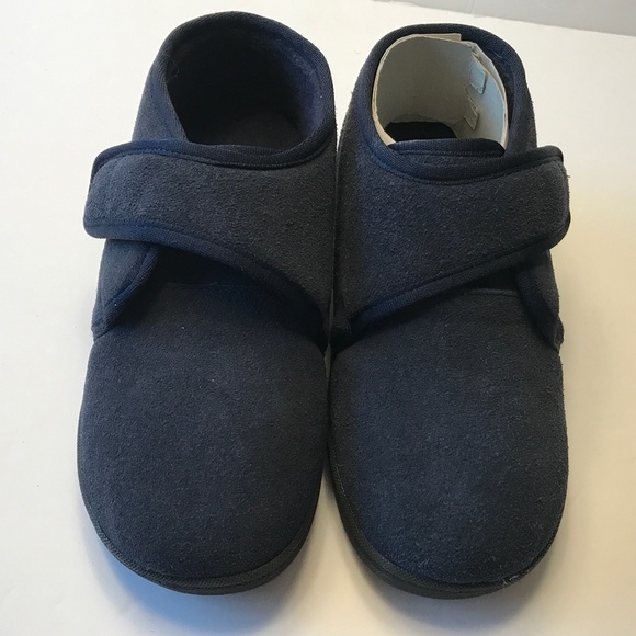 Brand new Biotime Women’s Slippers Navy Therapeutic Comfy Cozy Size 5 - Picture 1 of 7